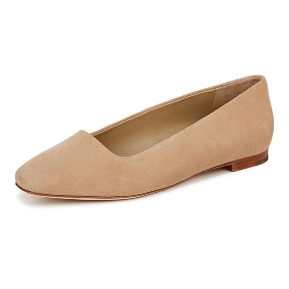 NWOT Vince Tan Suede Ballet Flats size 8.5